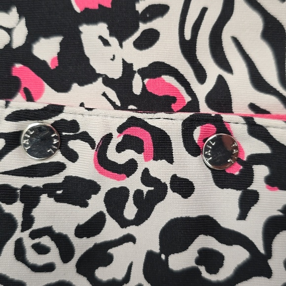 Tail Womens Small Sleeveless Black Pink Zebra Print Top - Picture 5 of 10